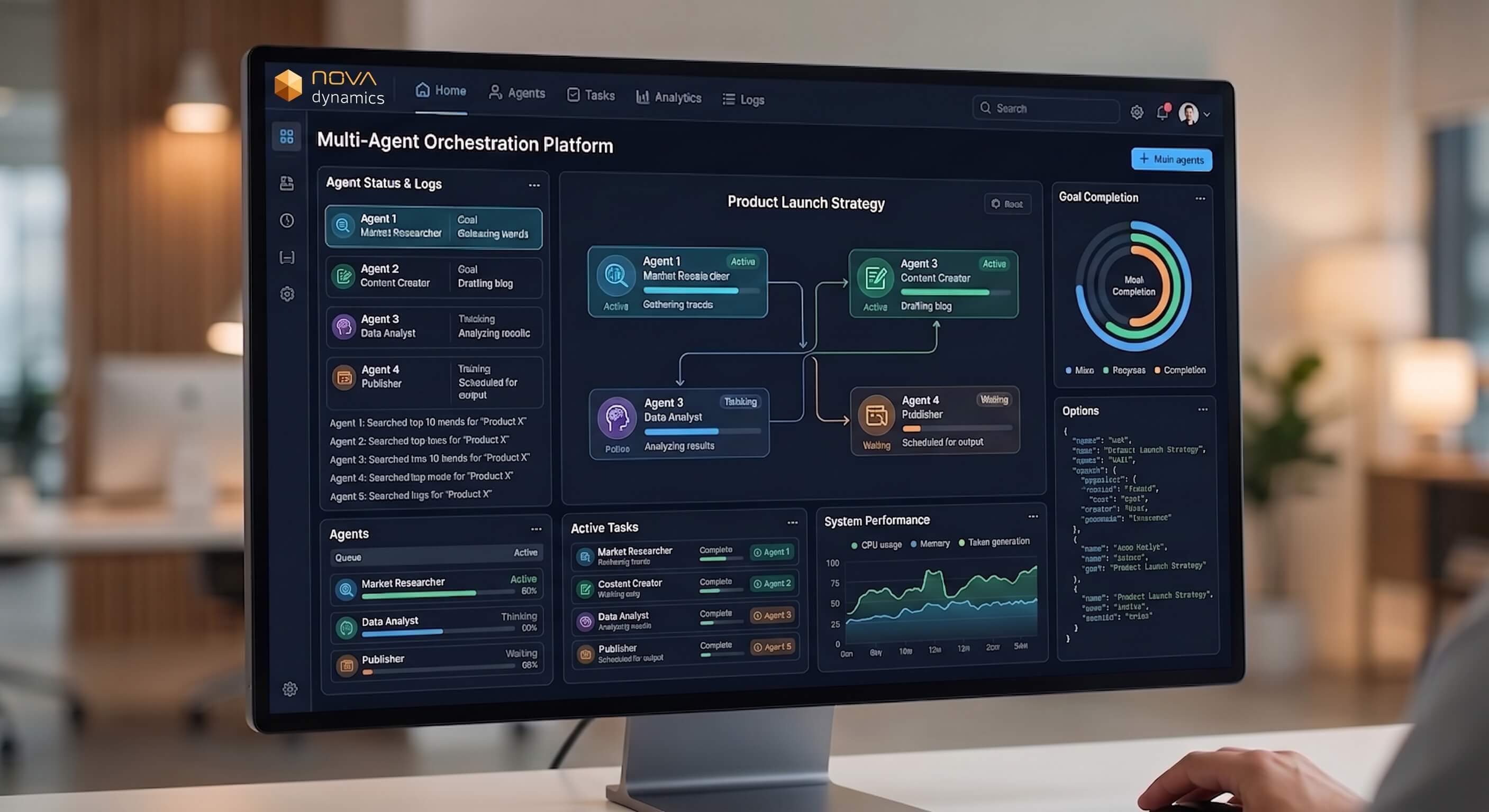 Multi-Agent Runtime - orchestrated AI agents with planner, retriever, analyst and executor roles